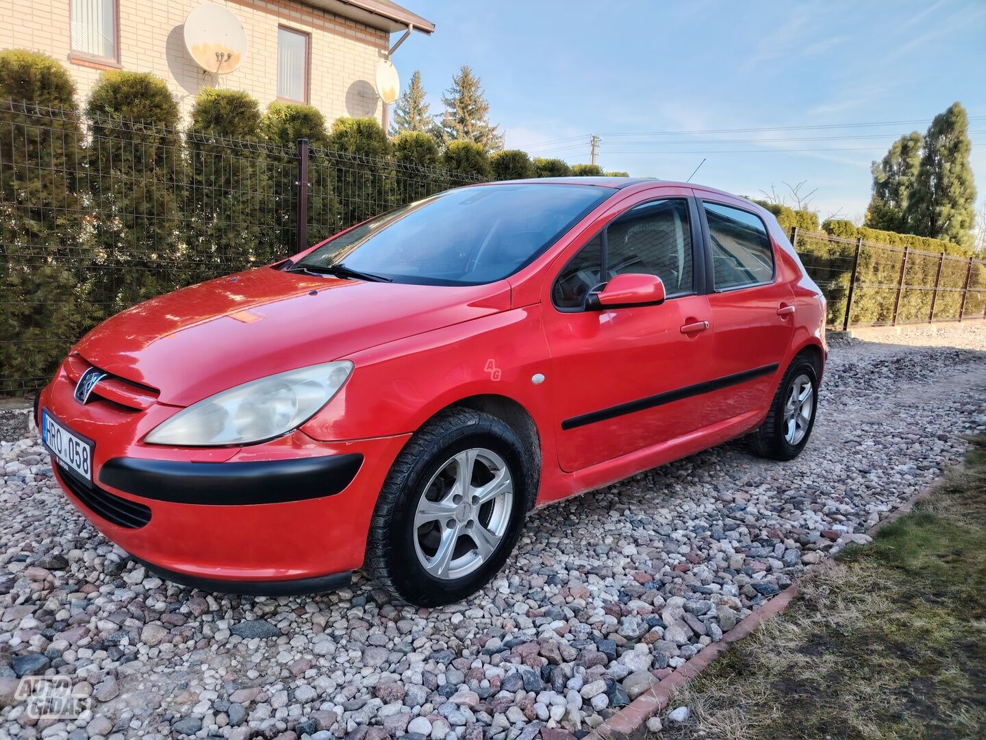 Peugeot 307 2001 m Hečbekas