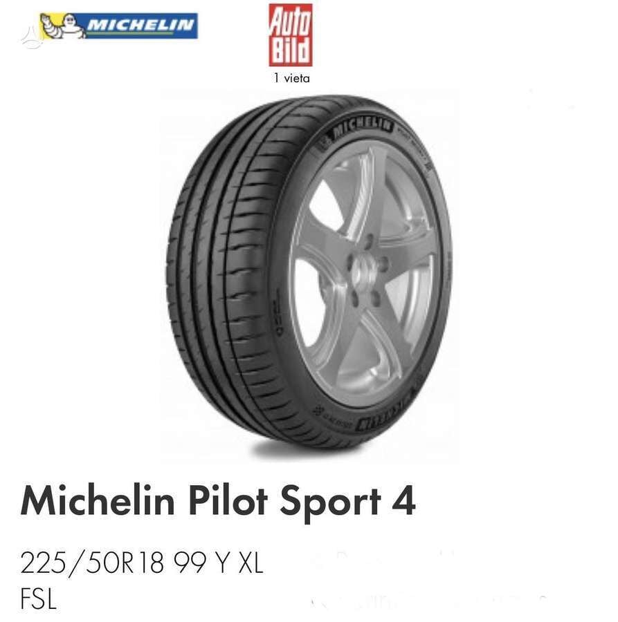 Michelin Pilot Sport 4 R18 vasarinės padangos lengviesiems