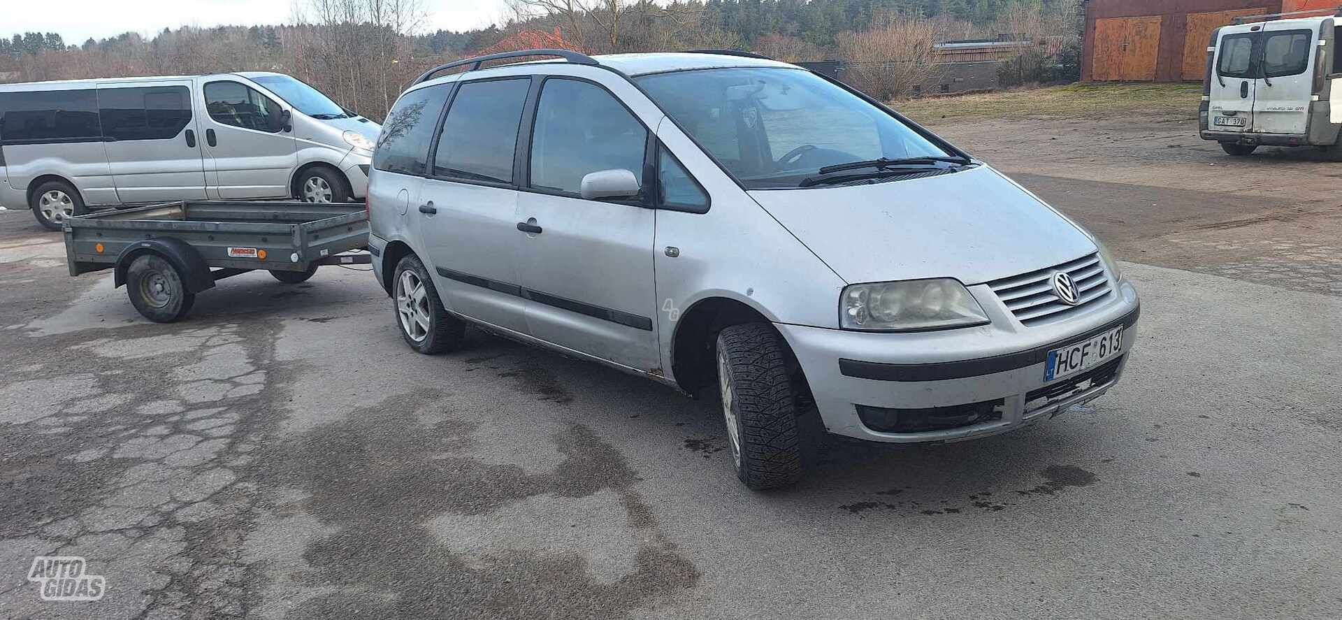 Volkswagen Sharan 2003 m Vienatūris