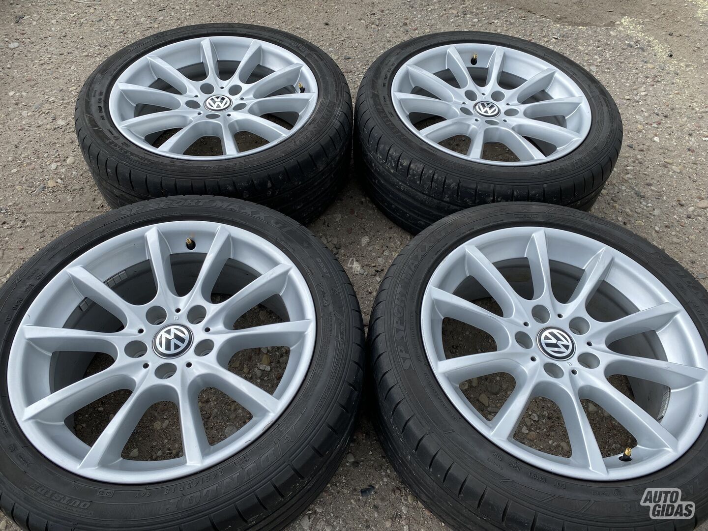 Volkswagen Siunciam, 8J ET30 Transporter light alloy R18 rims