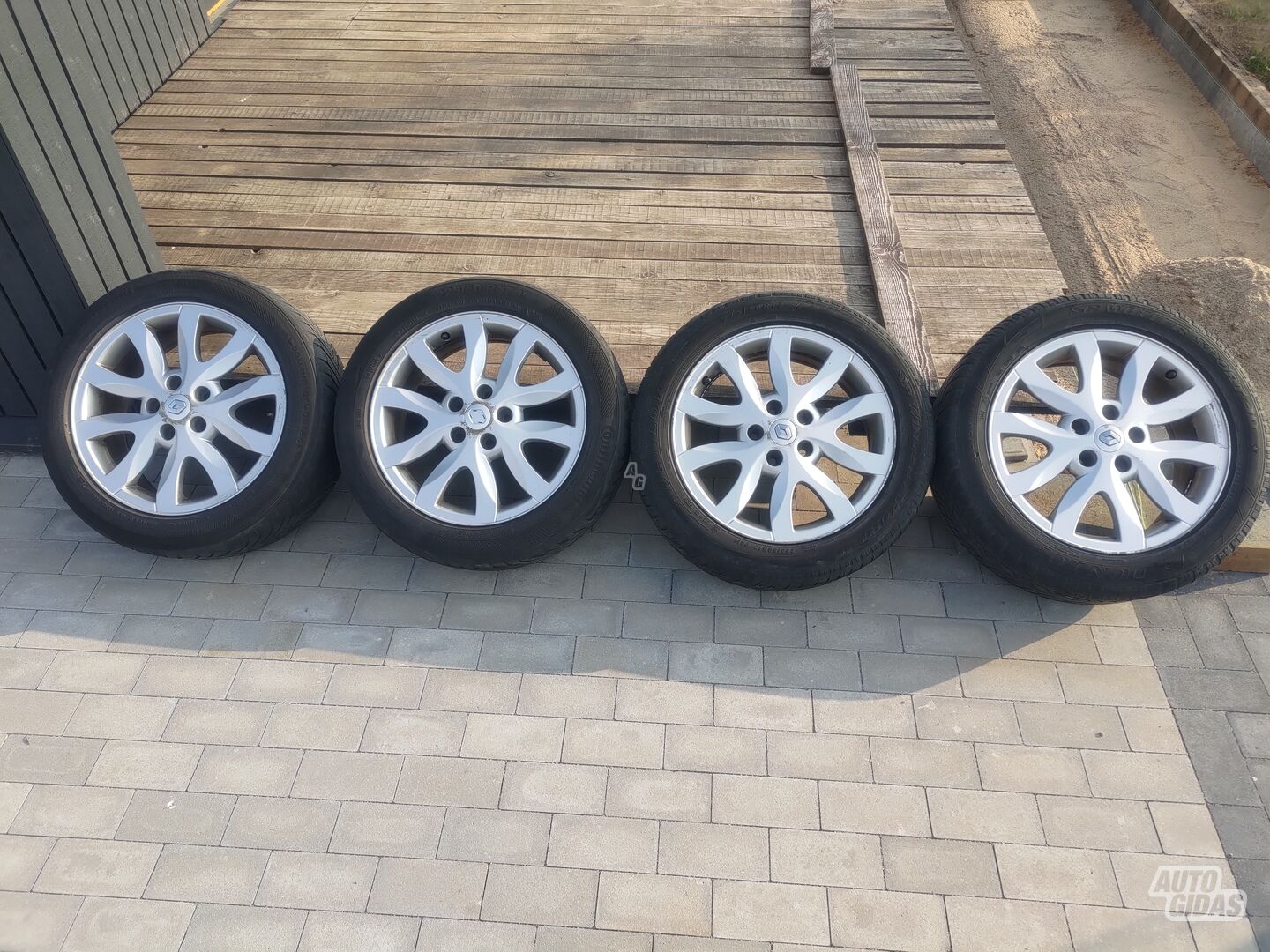 Renault 8200589047 SPIDER Laguna light alloy R17 rims