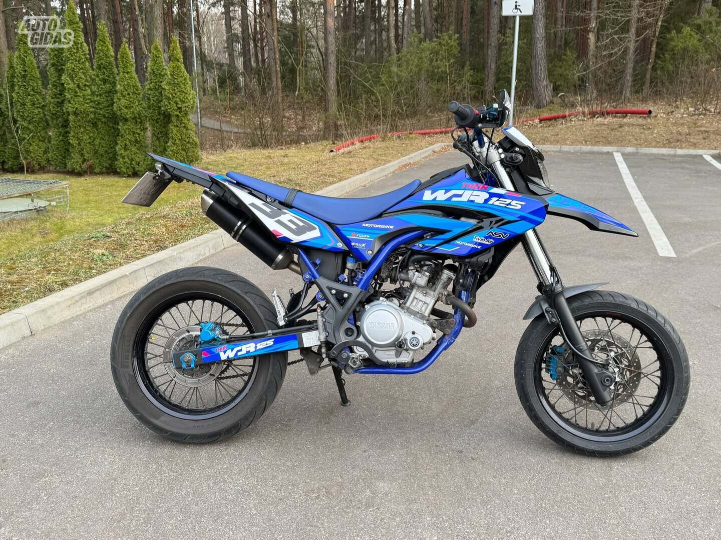 Yamaha WR 2013 г Кроссовый / Supermoto мотоцикл