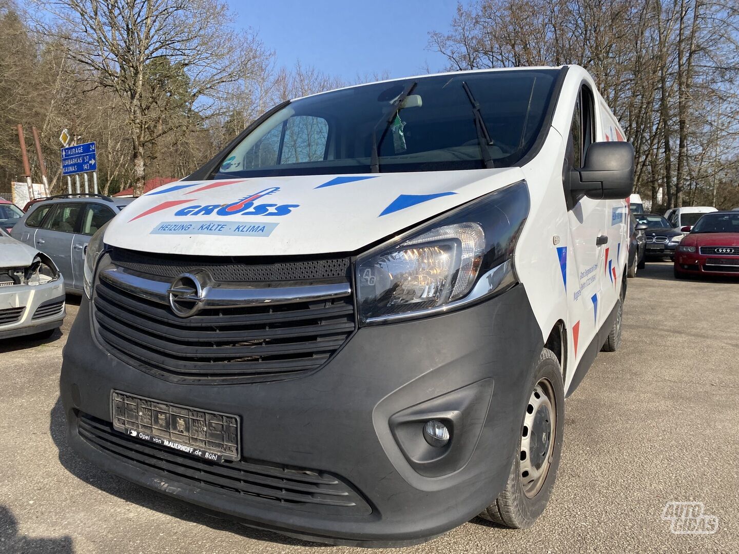 Opel Vivaro B 2014 m dalys