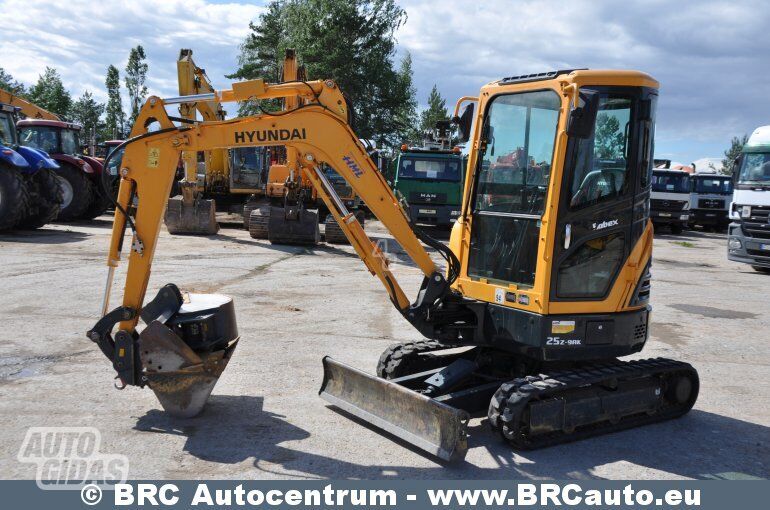 Hyundai R25Z-9AK 2017 m Mini ekskavatorius