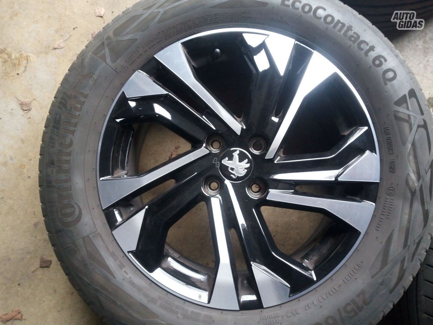 Peugeot light alloy R17 rims