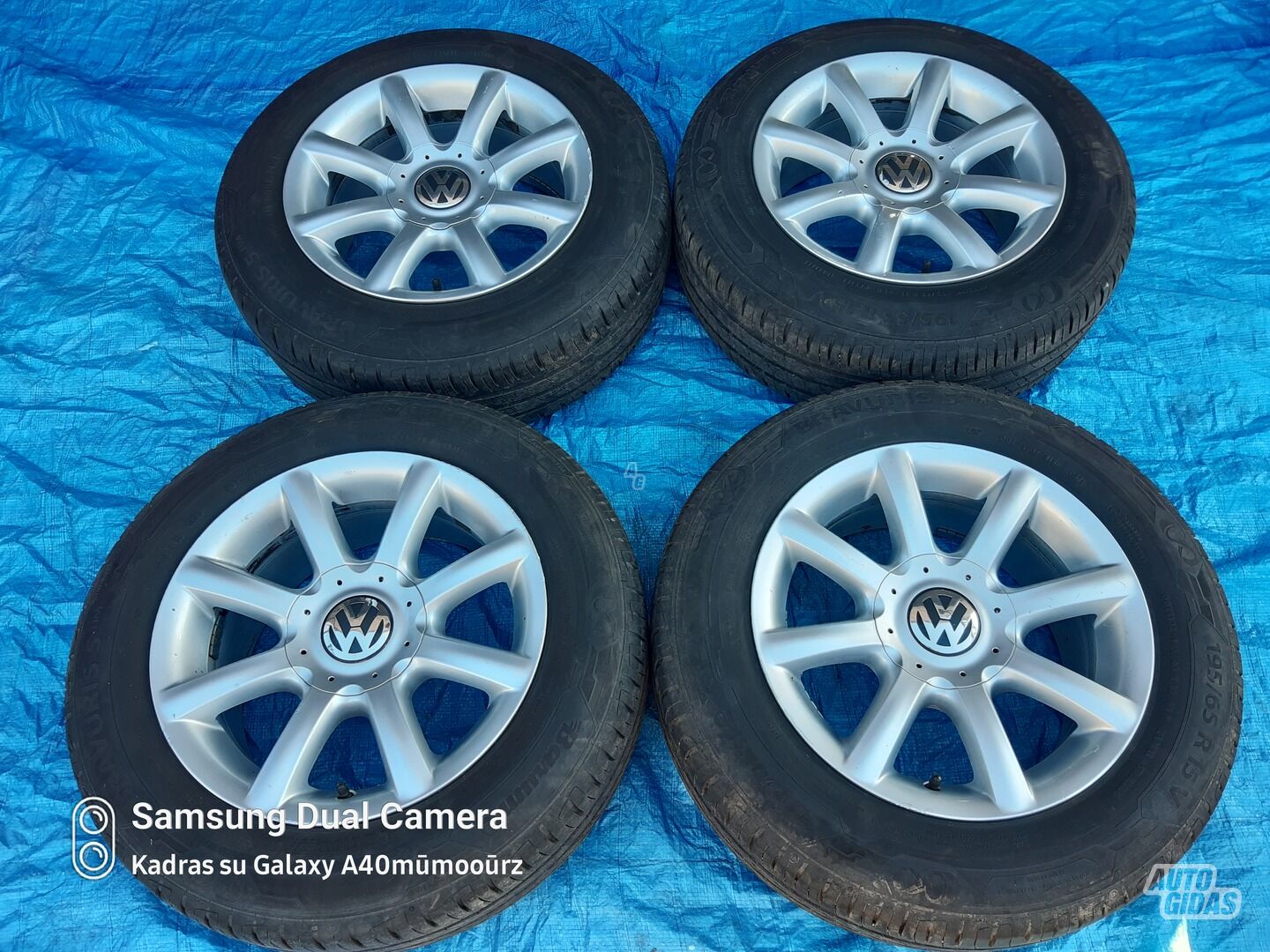 Light alloy R15 rims