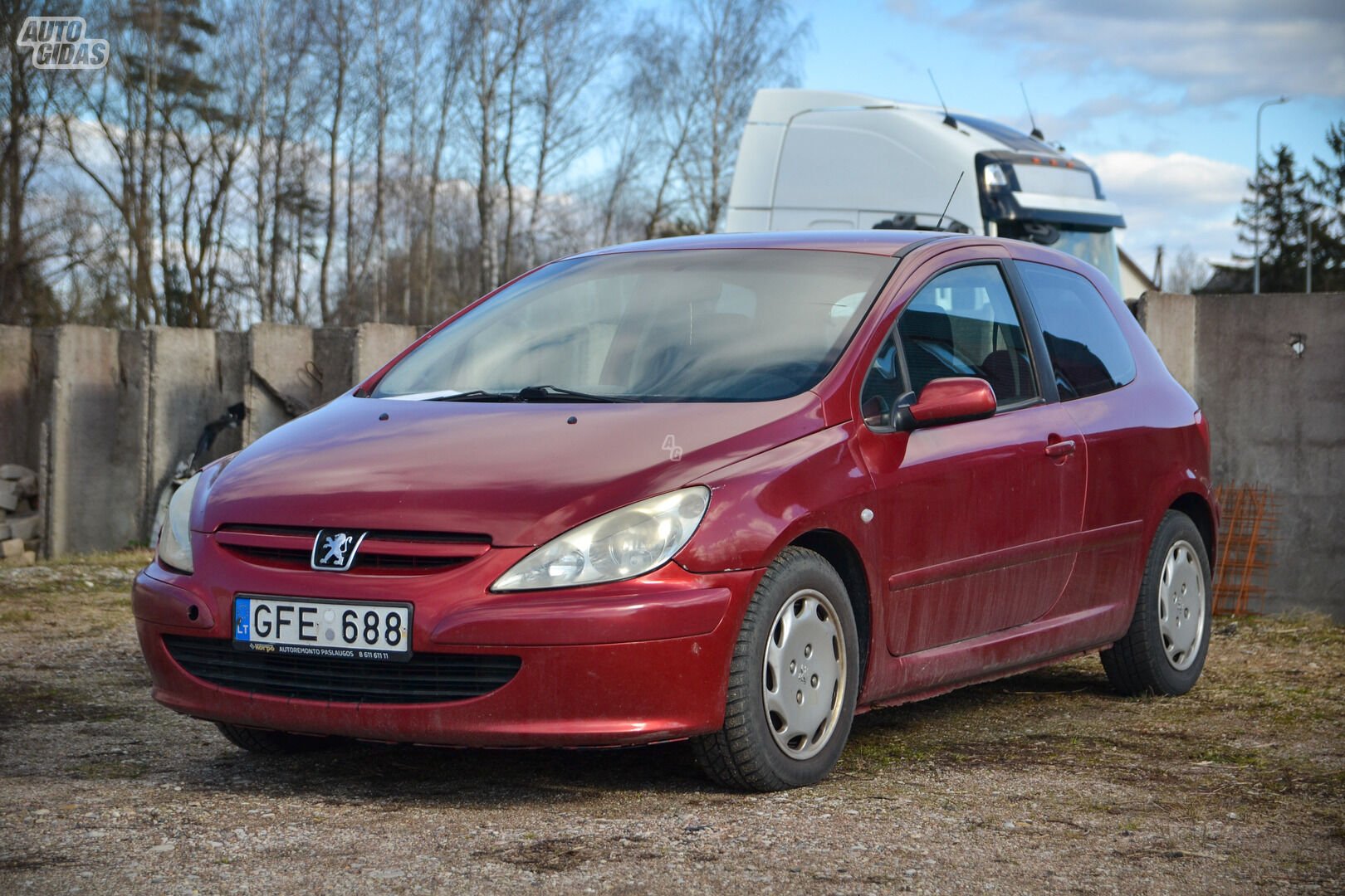 Peugeot 307 2003 m Hečbekas