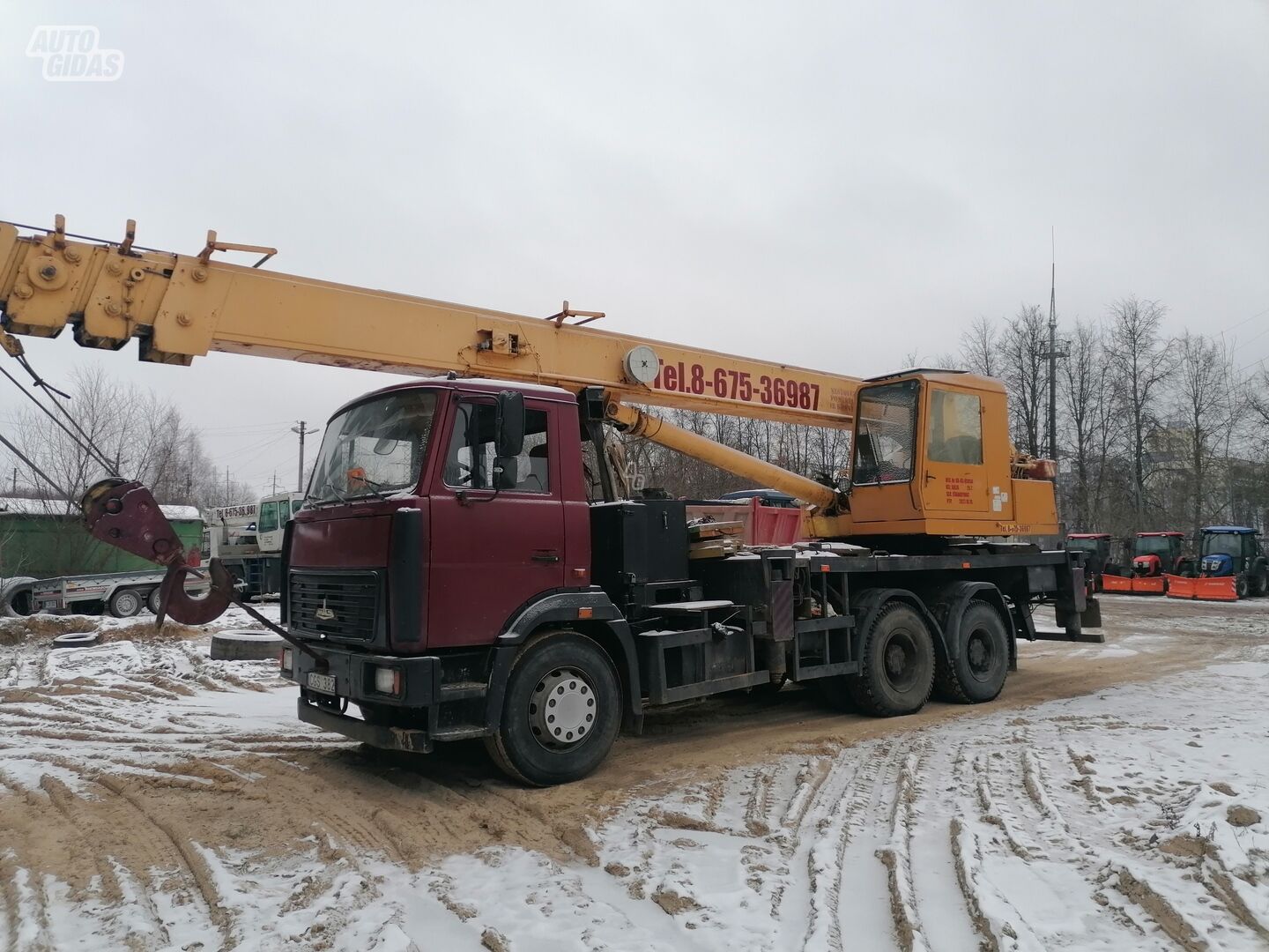 Maz KS-55727, 25t.//28m. 2008 y Truck crane