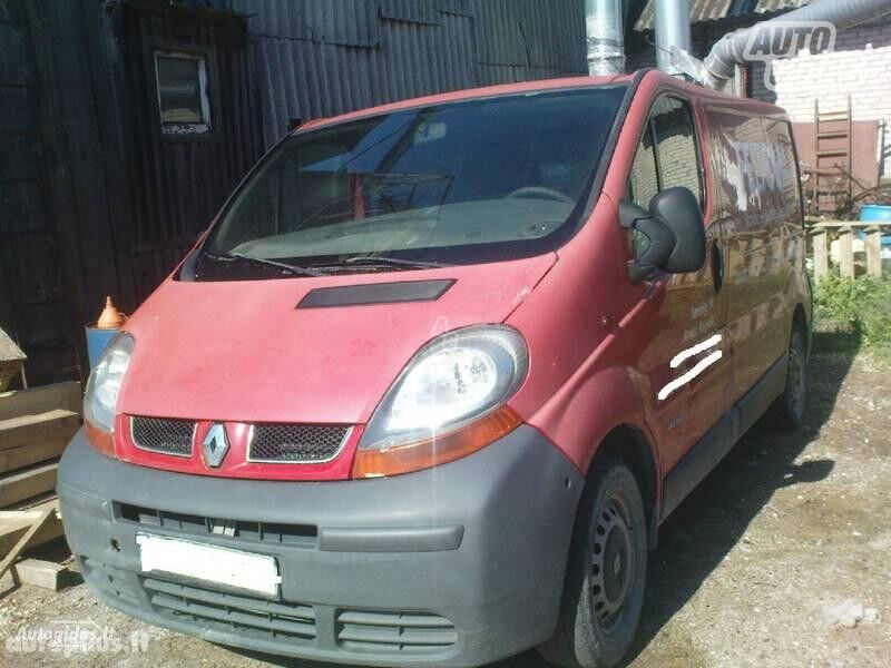 Renault Trafic 2002 m dalys