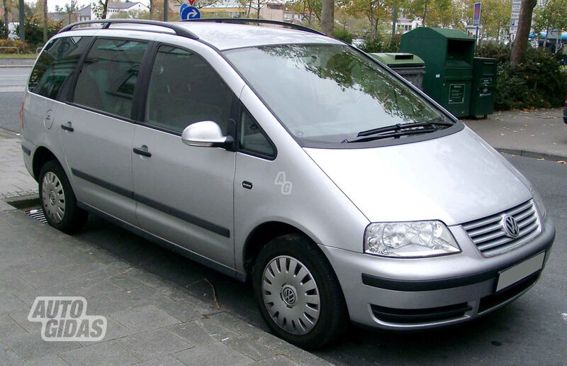Volkswagen Sharan I 4-MOTION  2002 m dalys