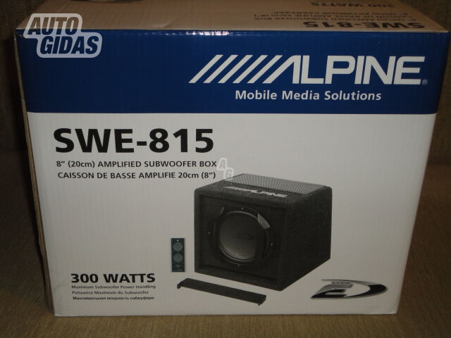 Alpine swe-815 aktyvus Subwoofer Speaker